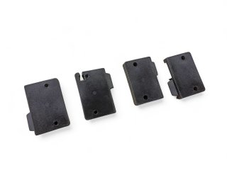 Kit de 4 embouts plastique noir de store Classic James Baroud