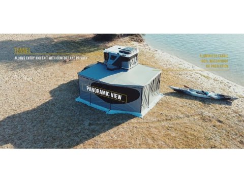 Kit Fermeture 5 paroies store Falcon 250 James Baroud - Côté droit