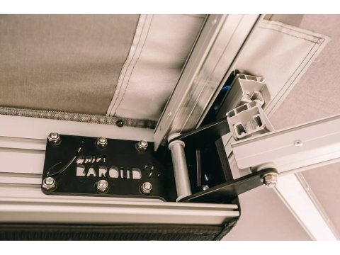 Store autoportant latéral gauche ouverture 270° Falcon 250 James Baroud - Tunnel 70cm